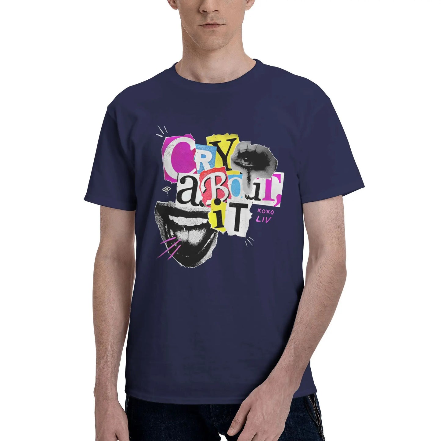 Man T-Shirt Liv Morgan T-Shirts Fashion Summer Tees Vintage Design Cotton Clothing Birthday Gift