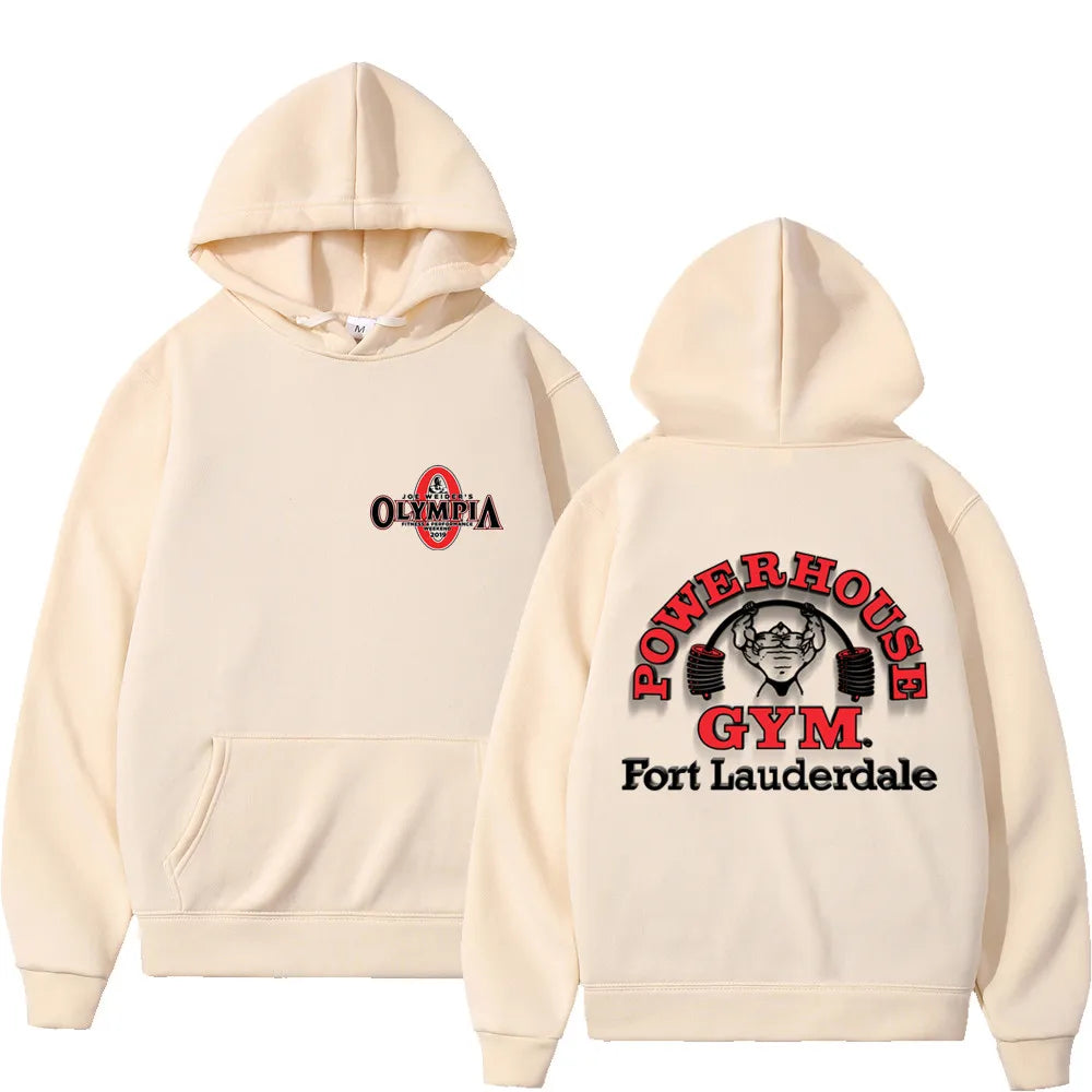 Hip Hop OLYMPIA Gym Mens Hoodies Harajuku Women/Men Hoodie Oversized Y2K Unisex Jogger Sportswear Clothes Fashion Streetwear