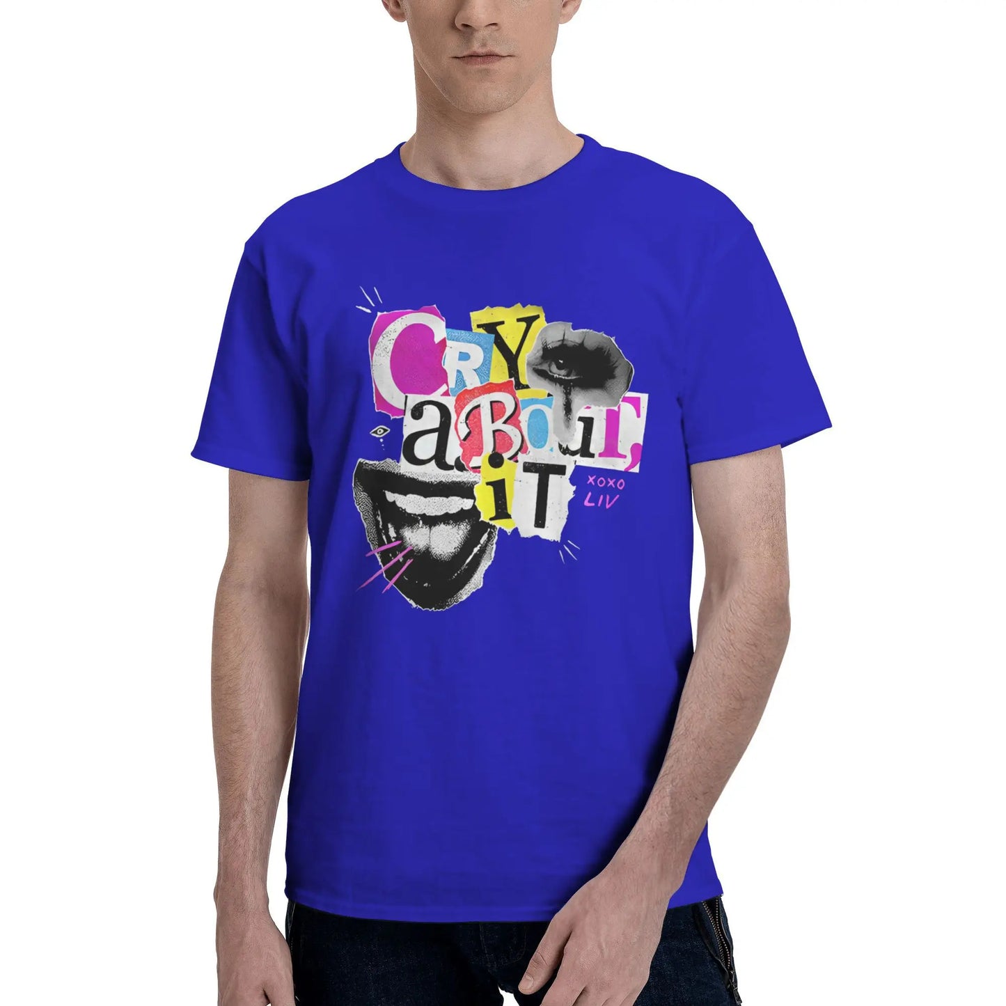 Man T-Shirt Liv Morgan T-Shirts Fashion Summer Tees Vintage Design Cotton Clothing Birthday Gift