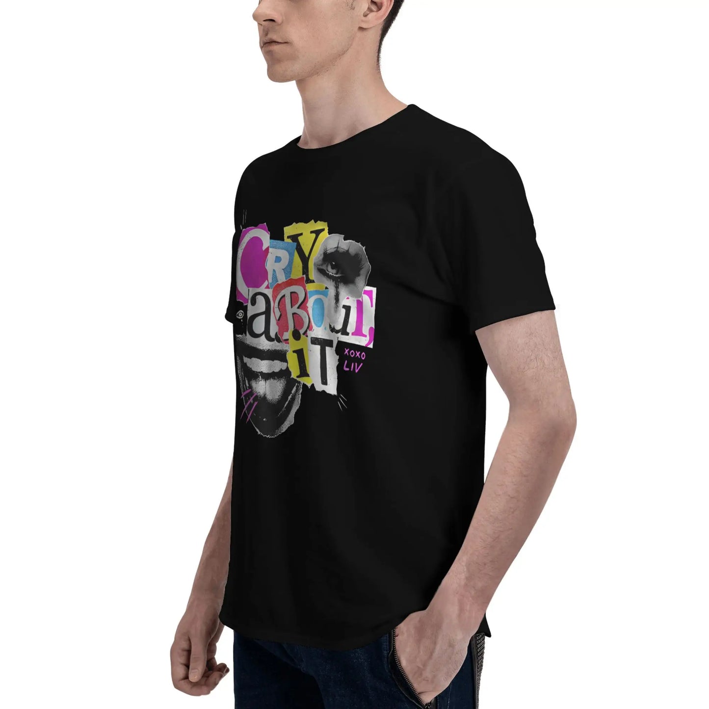 Man T-Shirt Liv Morgan T-Shirts Fashion Summer Tees Vintage Design Cotton Clothing Birthday Gift