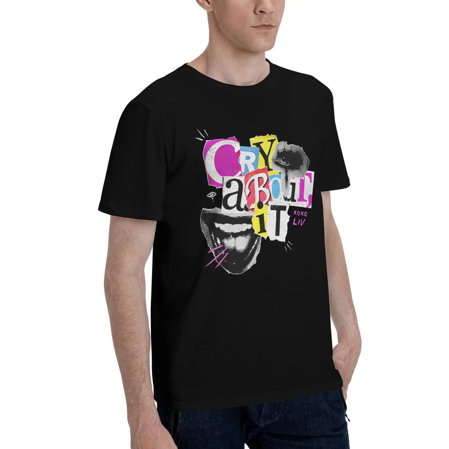 Man T-Shirt Liv Morgan T-Shirts Fashion Summer Tees Vintage Design Cotton Clothing Birthday Gift
