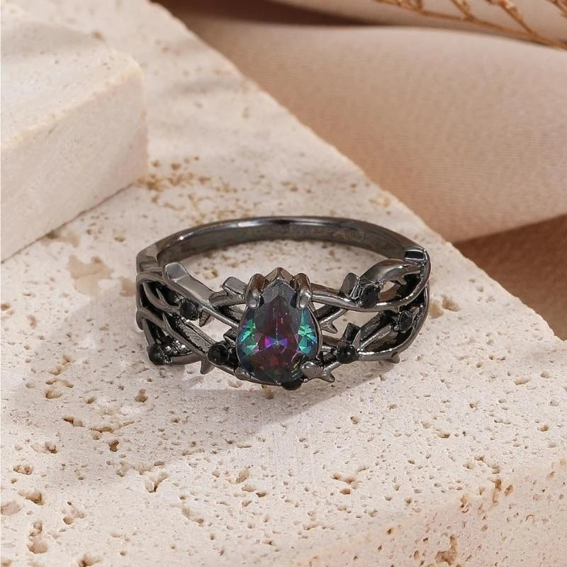 Delicate Rings Eye Catching Vintage Rings Hand Jewelry Finger Rings for Daily