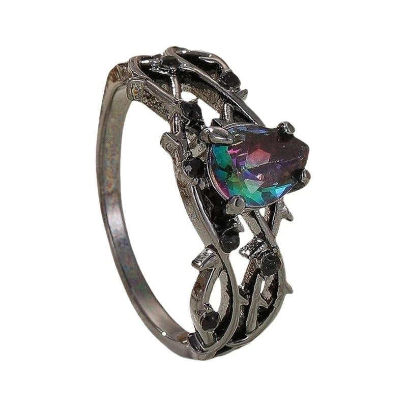 Delicate Rings Eye Catching Vintage Rings Hand Jewelry Finger Rings for Daily
