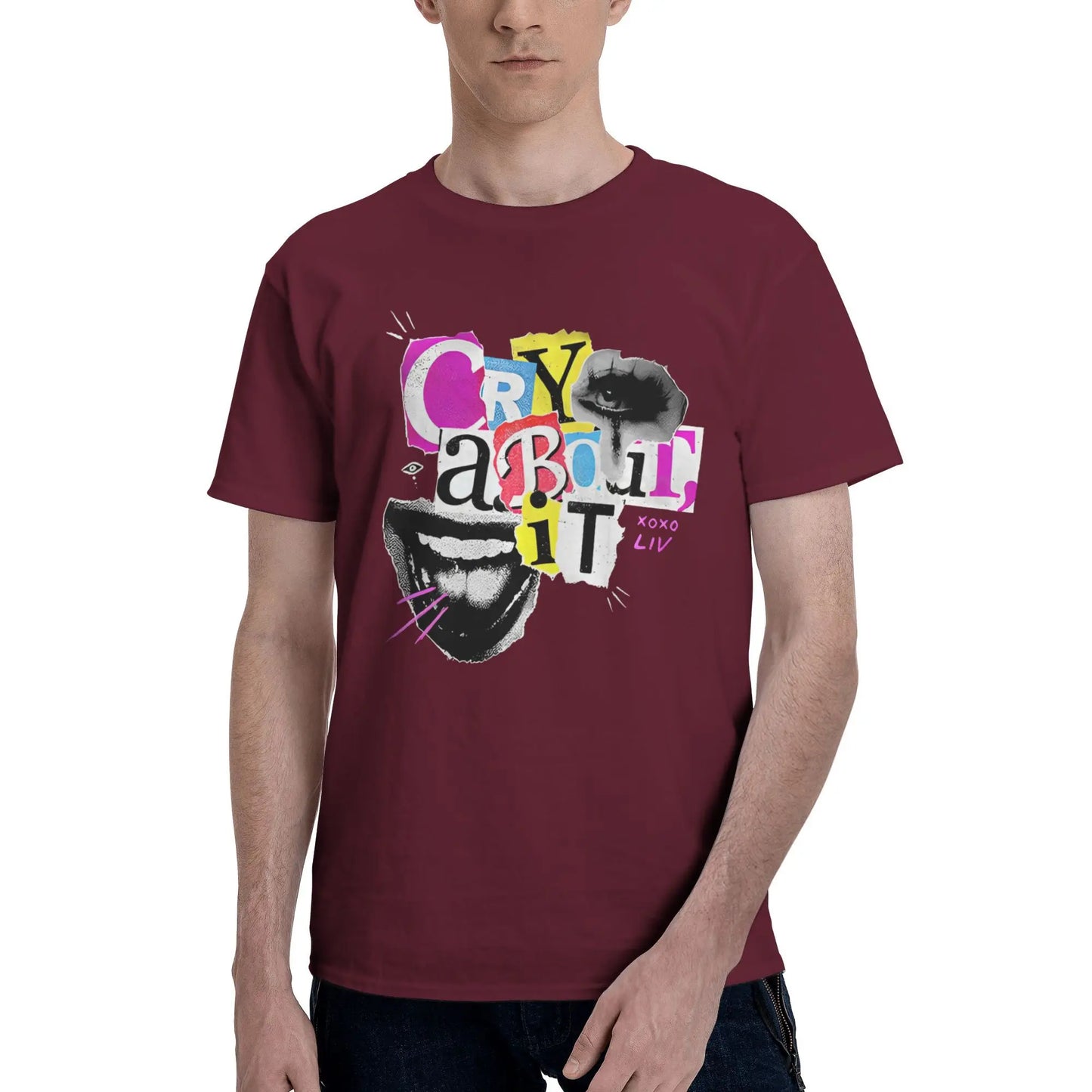 Man T-Shirt Liv Morgan T-Shirts Fashion Summer Tees Vintage Design Cotton Clothing Birthday Gift