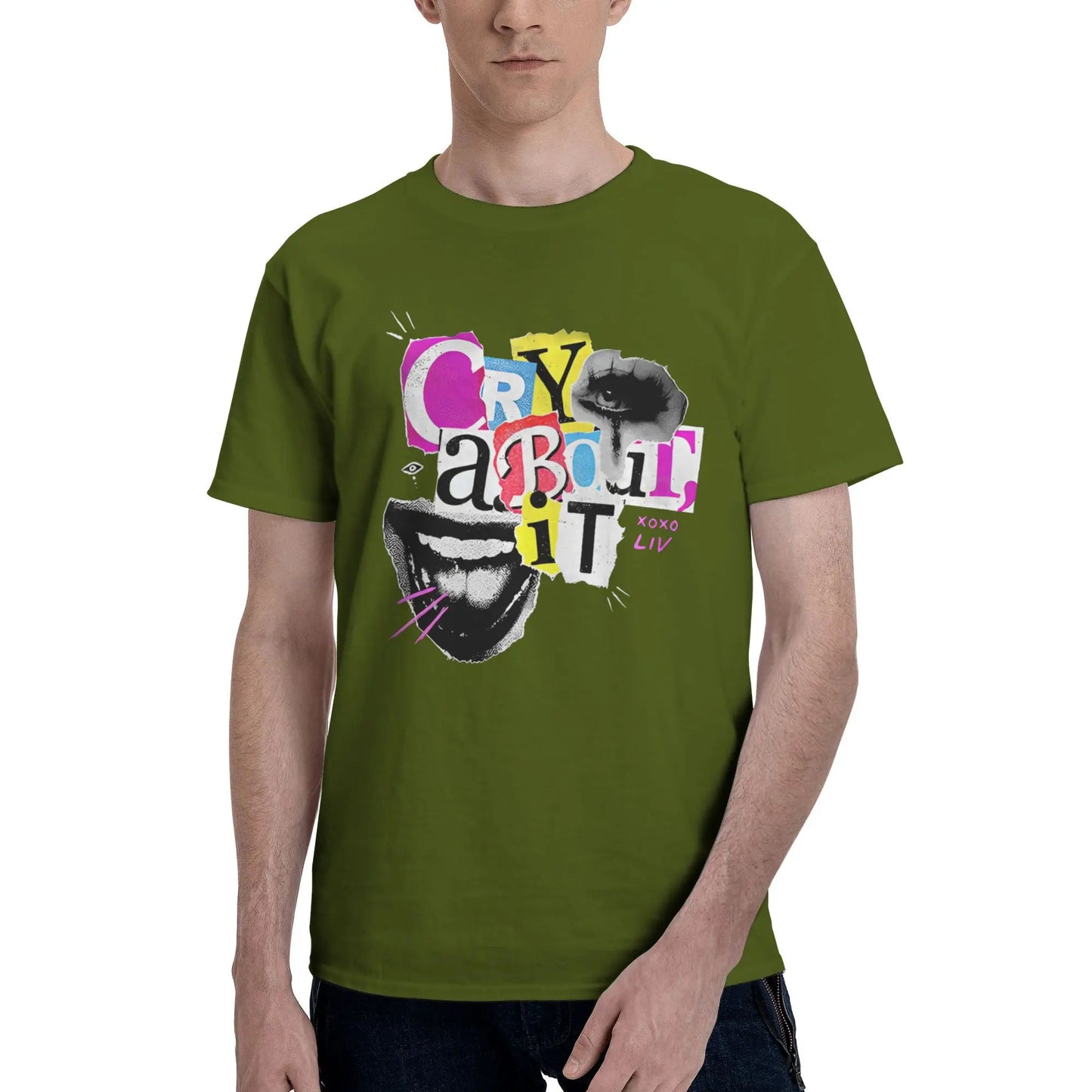 Man T-Shirt Liv Morgan T-Shirts Fashion Summer Tees Vintage Design Cotton Clothing Birthday Gift