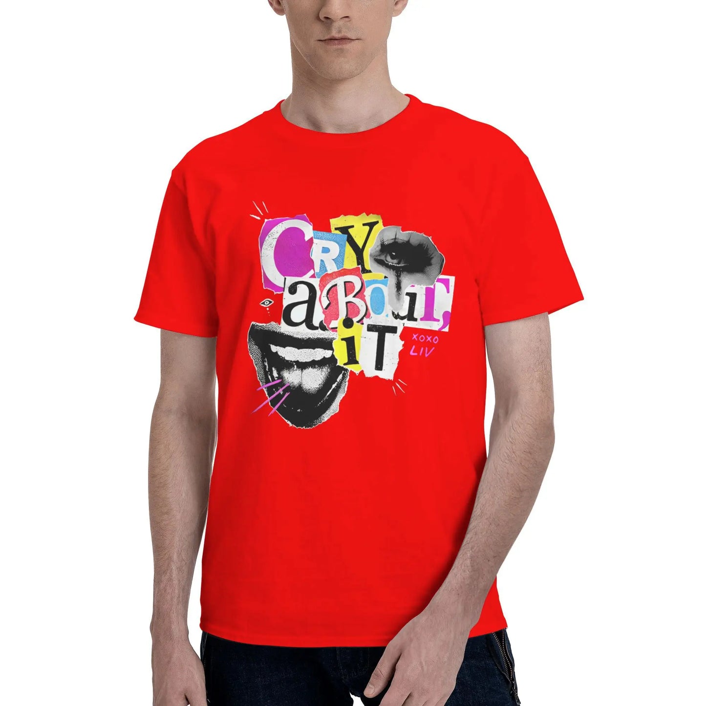 Man T-Shirt Liv Morgan T-Shirts Fashion Summer Tees Vintage Design Cotton Clothing Birthday Gift