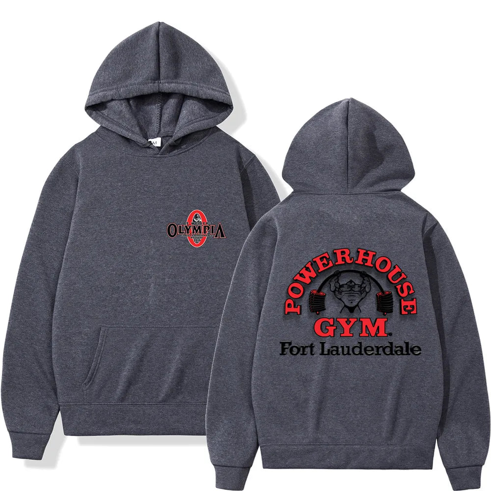 Hip Hop OLYMPIA Gym Mens Hoodies Harajuku Women/Men Hoodie Oversized Y2K Unisex Jogger Sportswear Clothes Fashion Streetwear