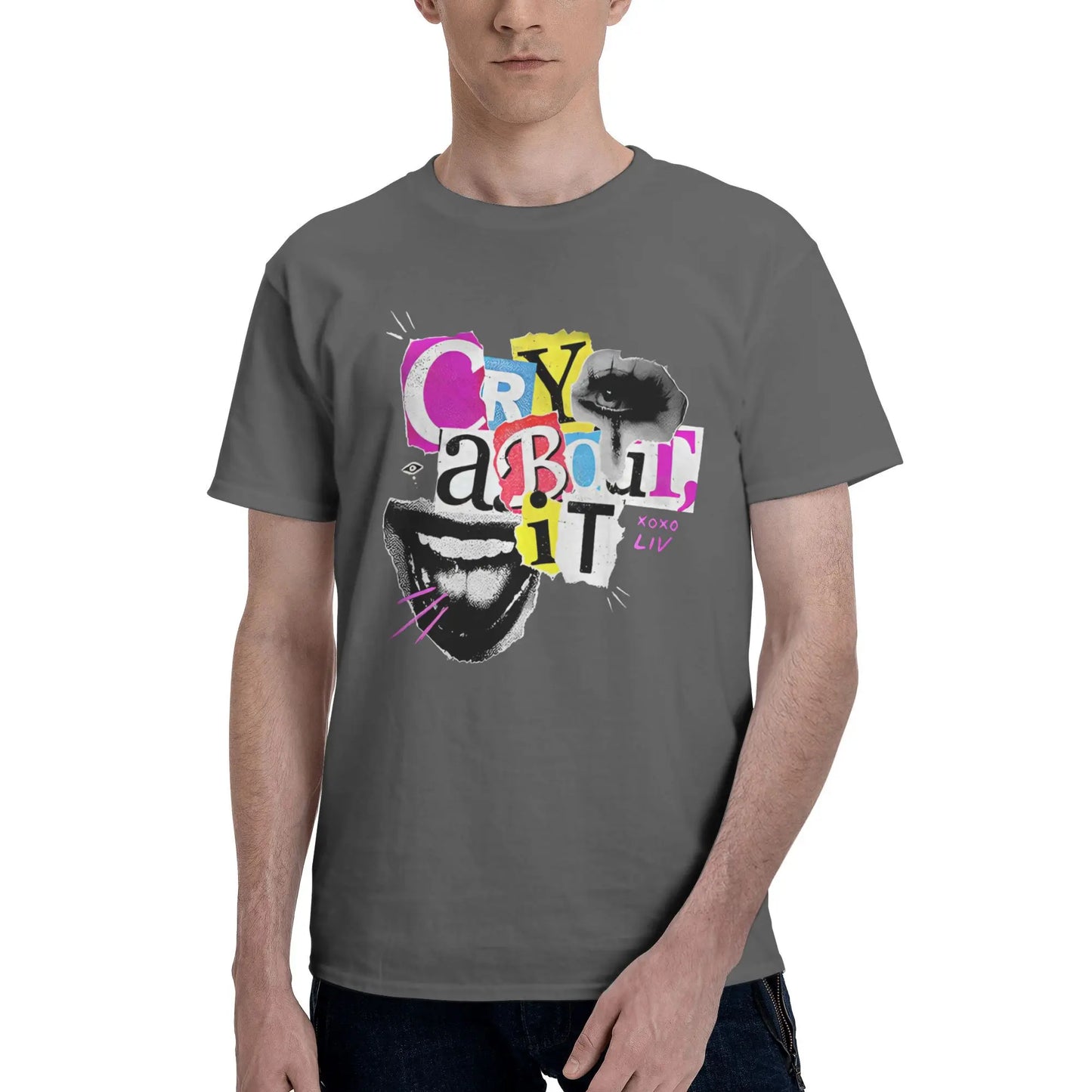 Man T-Shirt Liv Morgan T-Shirts Fashion Summer Tees Vintage Design Cotton Clothing Birthday Gift