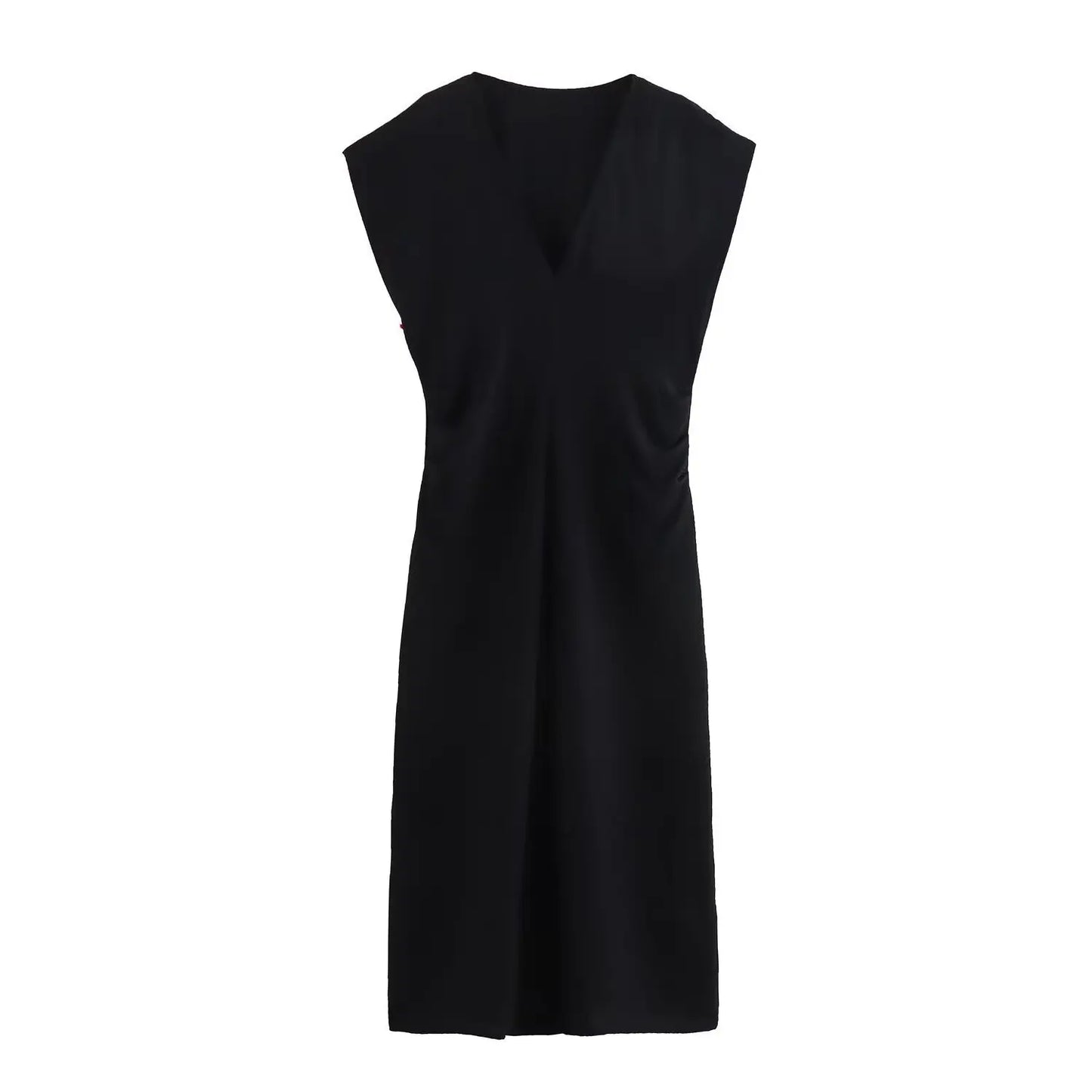 Pleated Waist Trendy New Arrival Fashion Dress Summer Mature Women's Foreign Trade