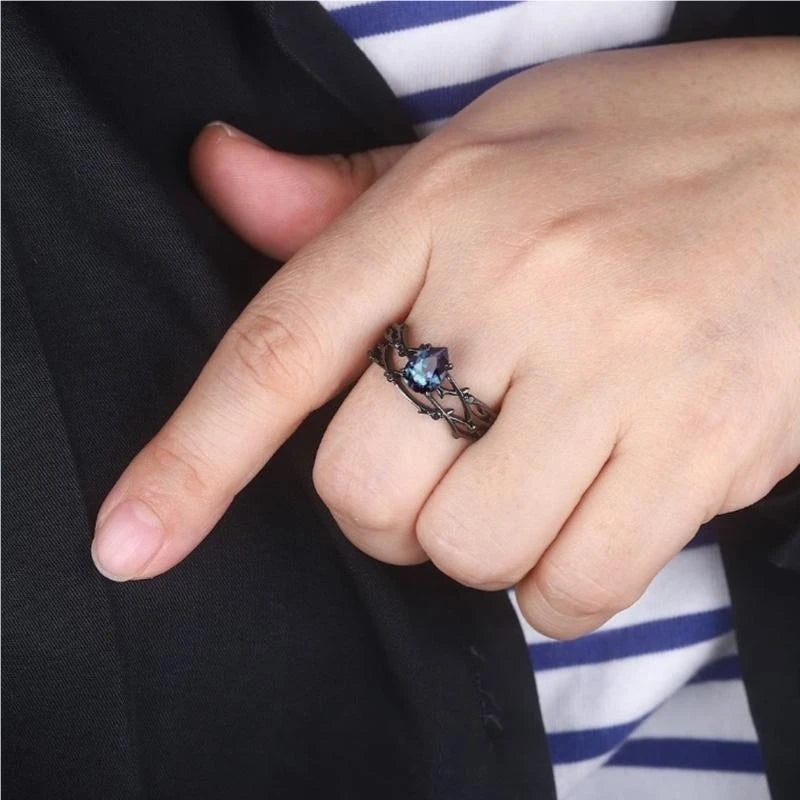 Delicate Rings Eye Catching Vintage Rings Hand Jewelry Finger Rings for Daily