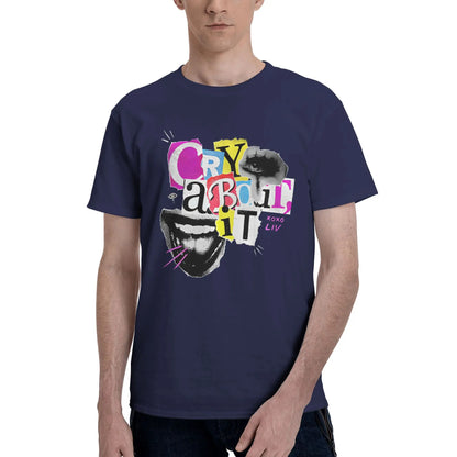 Man T-Shirt Liv Morgan T-Shirts Fashion  Summer Tees Vintage Design Cotton Clothing Birthday Gift