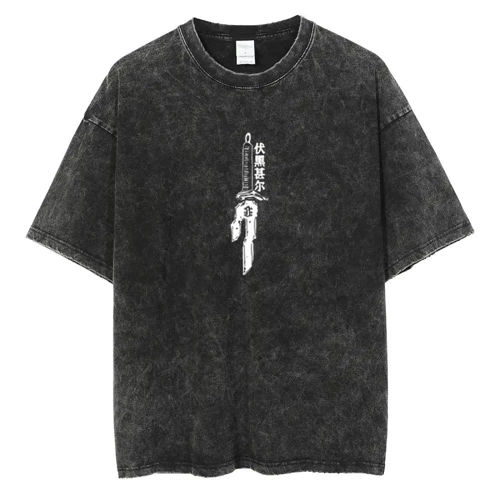 Men Washed T-shirts Motorcycle Tee Trendy Brand Summer Crew Neck Alpha DustriesT-Shirt  Large Size Short Sleeve T-Shirt Unisex