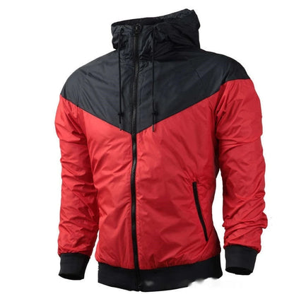 Men's Outdoor Sports Windproof, Waterproof and Sunscreen Jacket, Men's Fashionable and Casual Versatile Jacket