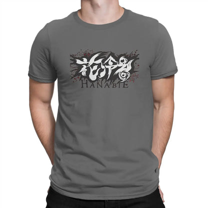 Men's T-Shirt Logo Novelty 100% Cotton Tees Short Sleeve Hanabie T Shirts Crew Neck Clothing Gift Idea