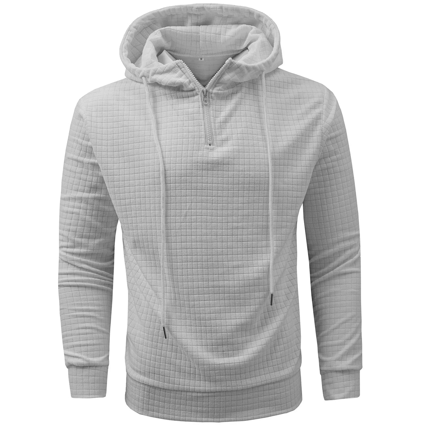 Hooded Sports Tops Men Running Outfits Long Sleeve Hoodies Sweatshirt Daily Classic Simple Comfy Fitting Half Zipper Hoodies