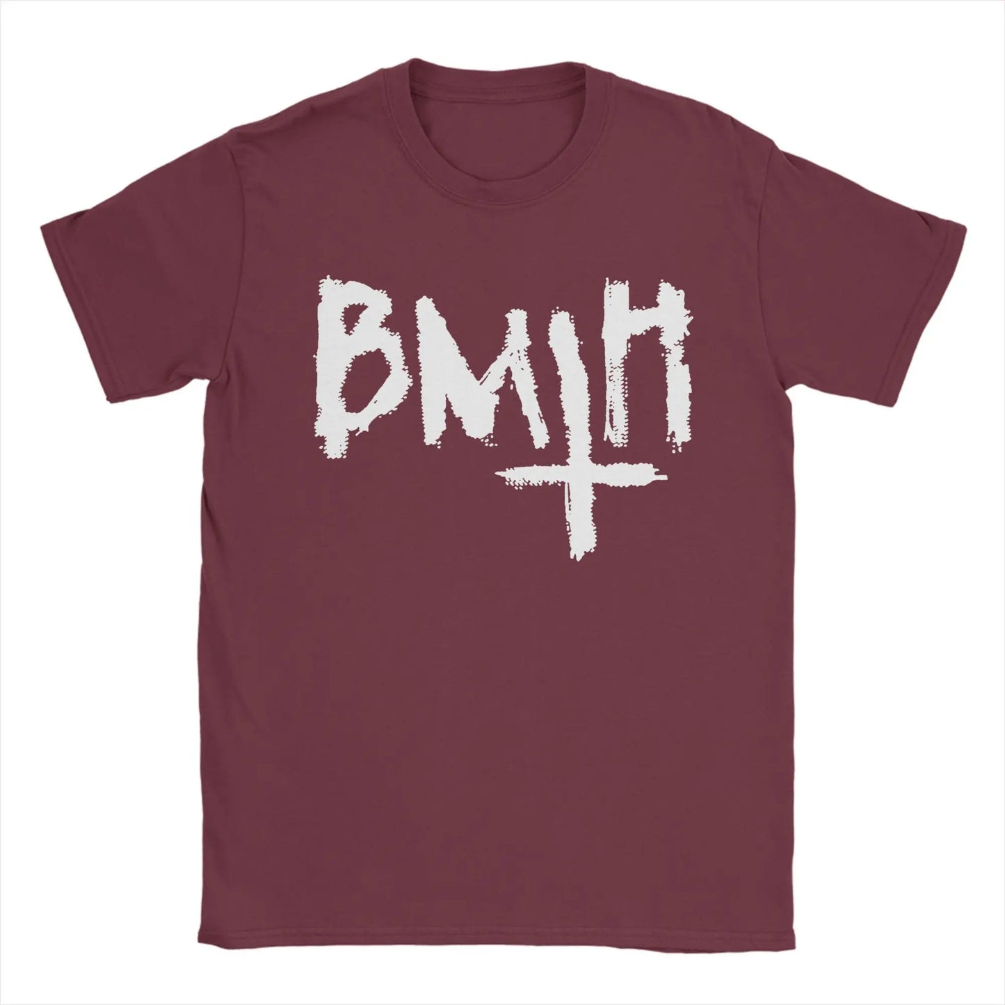 Men's T-Shirts Brings Me the Horizons BMTH Funny Pure Cotton Tees Short Sleeve  T Shirts O Neck Clothing New Arrival