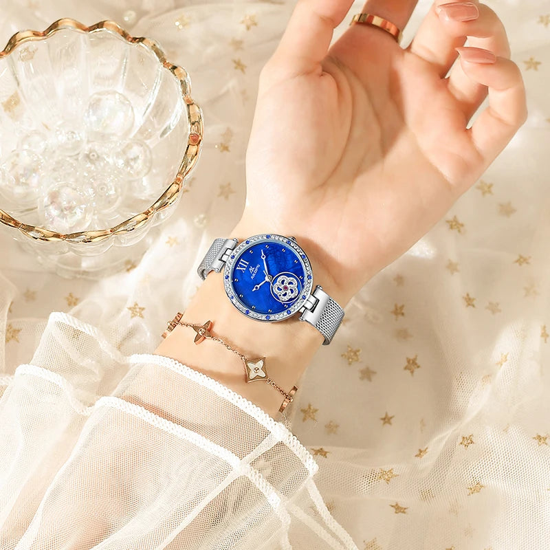 New brand watches, fashionable and light luxury, with small dials, diamond-encrusted and waterproof, are available for wholesale
