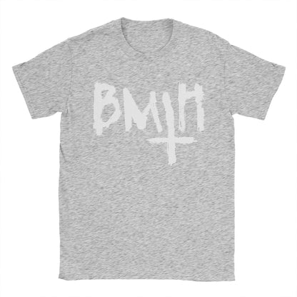 Men's T-Shirts Brings Me the Horizons BMTH Funny Pure Cotton Tees Short Sleeve  T Shirts O Neck Clothing New Arrival