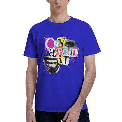 Man T-Shirt Liv Morgan T-Shirts Fashion  Summer Tees Vintage Design Cotton Clothing Birthday Gift