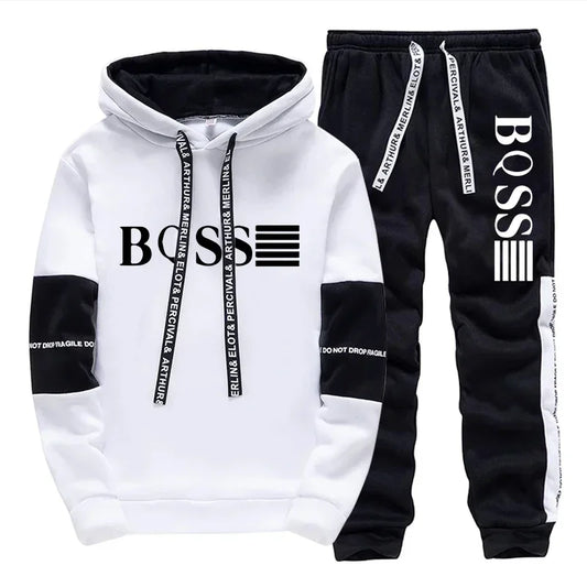 Hoodies Autumn Winter Single Sweatshirts and Sweatpants Men High Quality Casual Versatile Daily Sports Men's Tracksuit Fashion