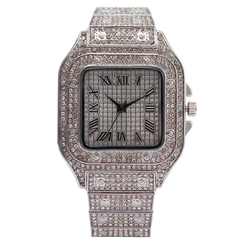 2025 Fashion Watches for Men Women Iced Out Watch Man Luxury Diamond Watch Unisex Quartz Wristwatches Relogio Gift Drop Shipping