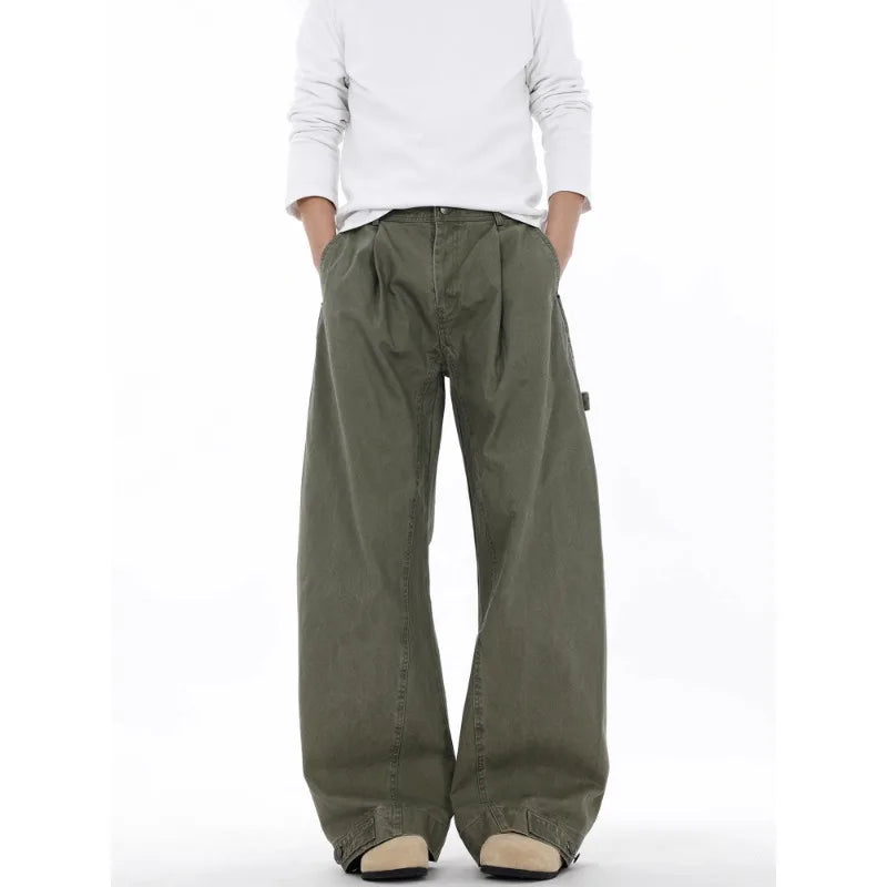 New High Waisted Straight Leg Loose Jeans Are Comfortable Breathable Fashionable and Trendy They Are Unisex Carrot Pants