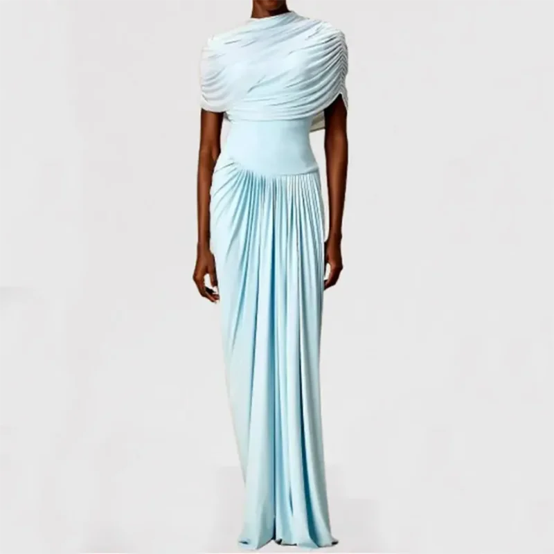 Women's dress New waist cinching slim mini dress for summer 2025 lapel sleeveless Short dresses party dresses Evening dresses