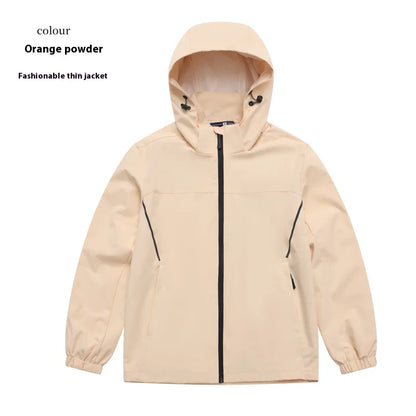 Men's and Women's Outdoor Jackets Spring and Autumn New Jackets Soft Shell Three-proof Jackets Outdoor High-quality Sports Tops