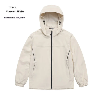Men's and Women's Outdoor Jackets Spring and Autumn New Jackets Soft Shell Three-proof Jackets Outdoor High-quality Sports Tops