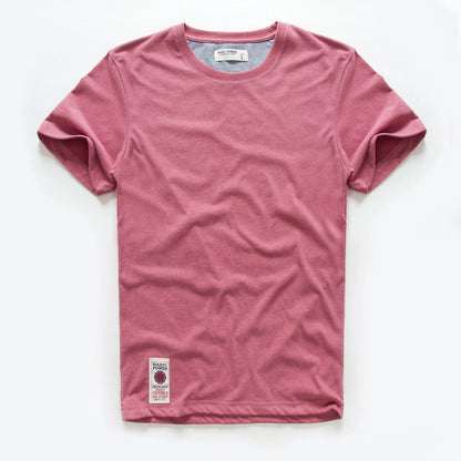 Men's T-shirt Men's clothing Causal Cotton Basic Tshirt Male streetwear Short sleeve tee Man Y2k Tops Oversized Graphic T-shirts