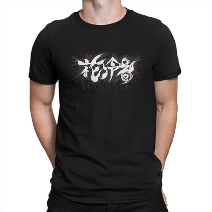 Men's T-Shirt Logo Novelty 100% Cotton Tees Short Sleeve Hanabie T Shirts Crew Neck Clothing Gift Idea