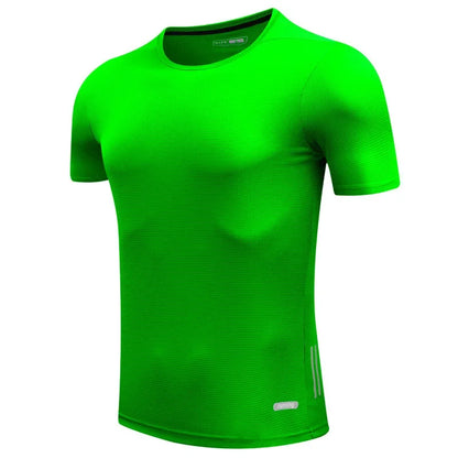 T Shirts For Man Homme Running Designer Quick Dry Short Sleeve Exercise Slim Sport Training Clothes Workout Bodybuilding Tee