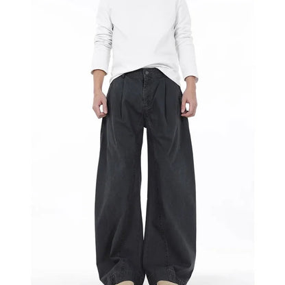 New High Waisted Straight Leg Loose Jeans Are Comfortable Breathable Fashionable and Trendy They Are Unisex Carrot Pants