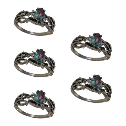 Delicate Rings Eye Catching Vintage Rings Hand Jewelry Finger Rings for Daily