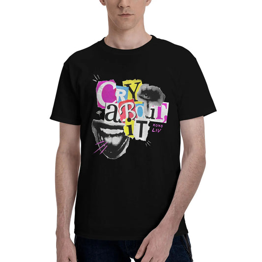 Man T-Shirt Liv Morgan T-Shirts Fashion  Summer Tees Vintage Design Cotton Clothing Birthday Gift