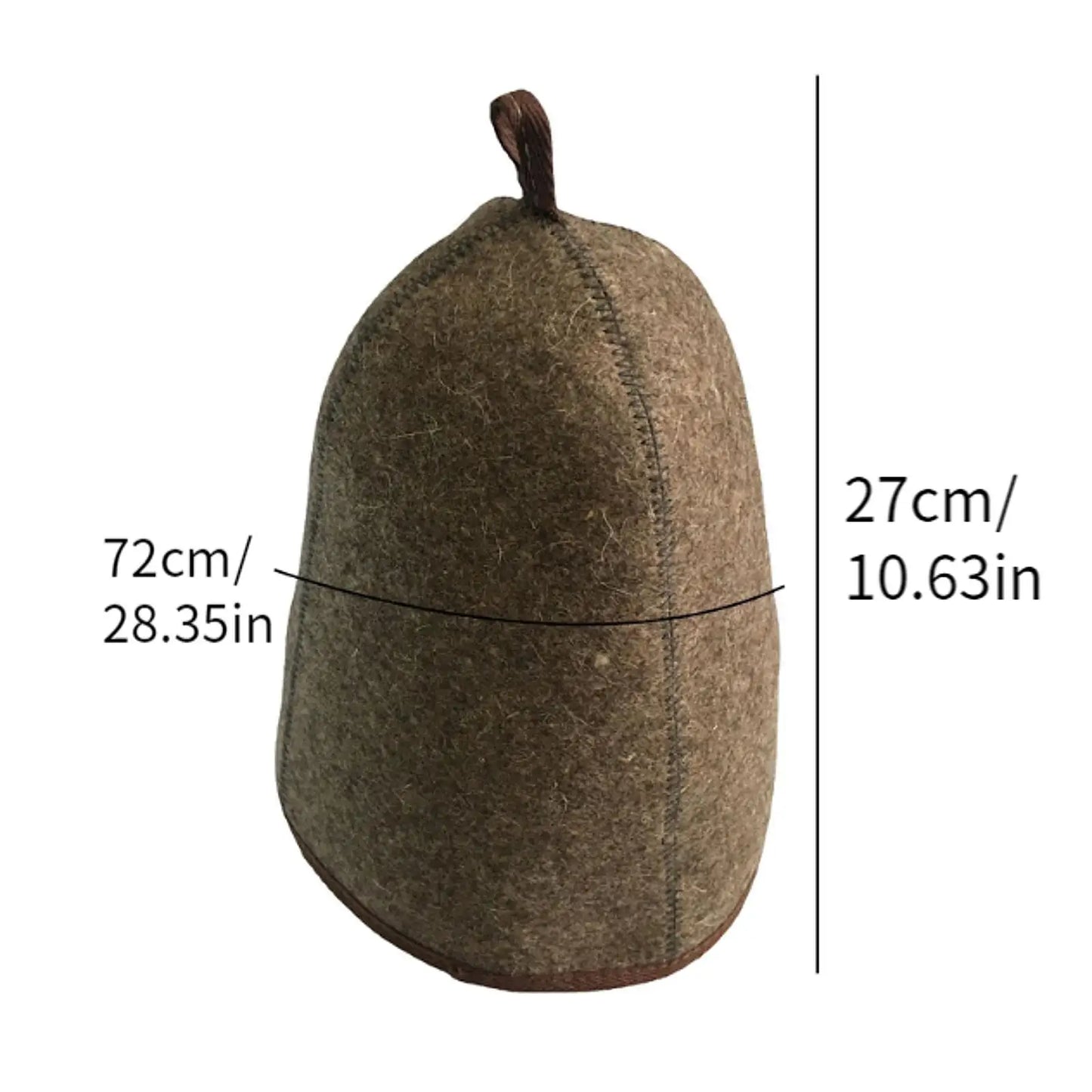 Felt Bath Hat Traditional Durable Lightweight Multipurpose Shower Cap Comfortable to Wear for Bathing Steaming Men Women