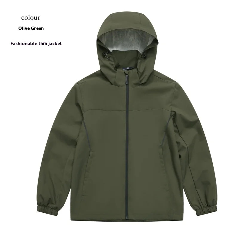 Men's and Women's Outdoor Jackets Spring and Autumn New Jackets Soft Shell Three-proof Jackets Outdoor High-quality Sports Tops