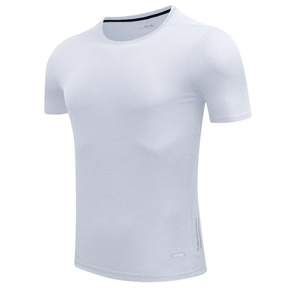 T Shirts For Man Homme Running Designer Quick Dry Short Sleeve Exercise Slim Sport Training Clothes Workout Bodybuilding Tee