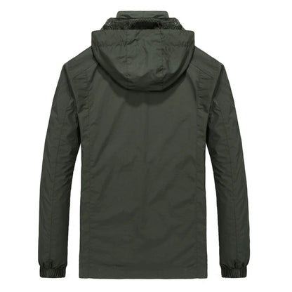Men's Windbreaker Jackets Waterproof Hooded Water Proof Wind Breaker Casual Coat Male Clothing  Autumn Jackets Men TOP