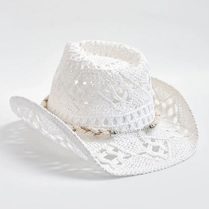 Summer Hand Woven Straw Hat for Women Shell Decoration Holiday Beach Sun Hat Chapeu Panama Feminino