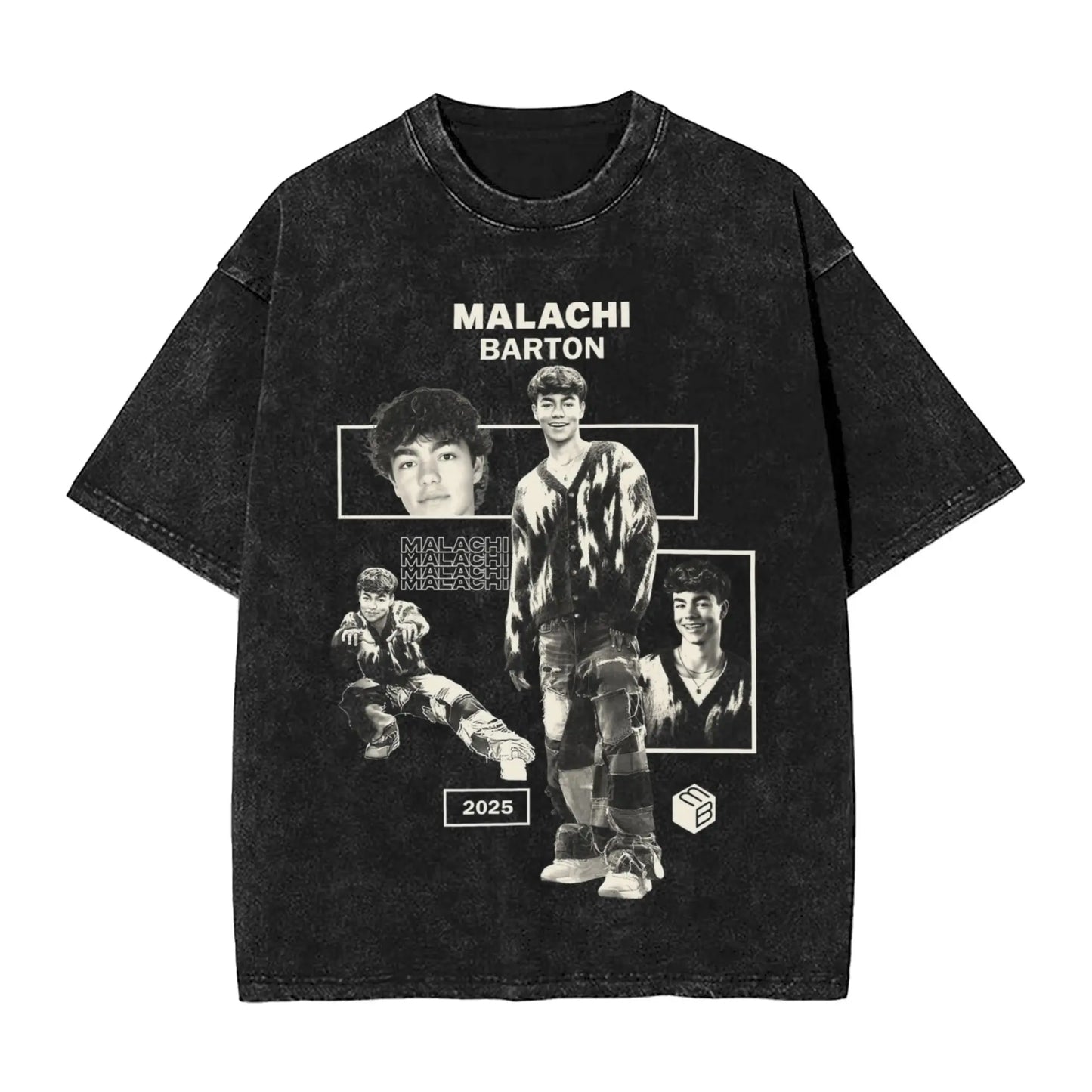 Washed T Shirt Malachi Barton Hip Hop Retro T-Shirts Oversize  Streetwear 100% Cotton Graphic Printed Tops Tops Tees Men Women