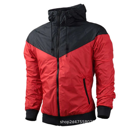 Men's Outdoor Sports Windproof, Waterproof and Sunscreen Jacket, Men's Fashionable and Casual Versatile Jacket