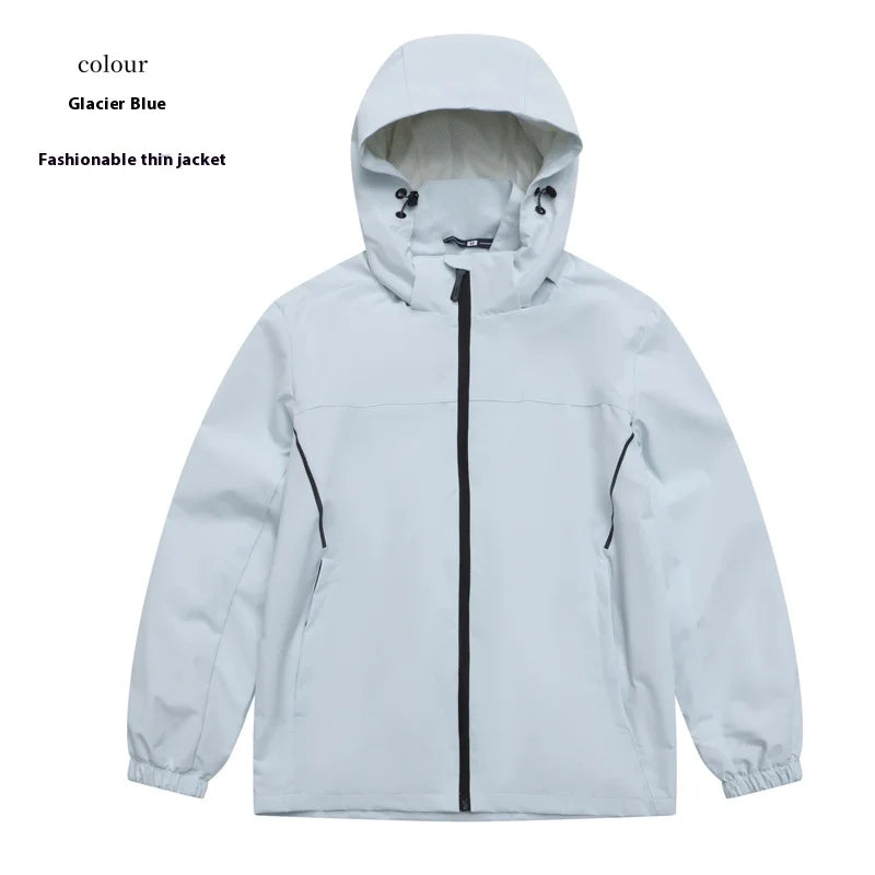 Men's and Women's Outdoor Jackets Spring and Autumn New Jackets Soft Shell Three-proof Jackets Outdoor High-quality Sports Tops