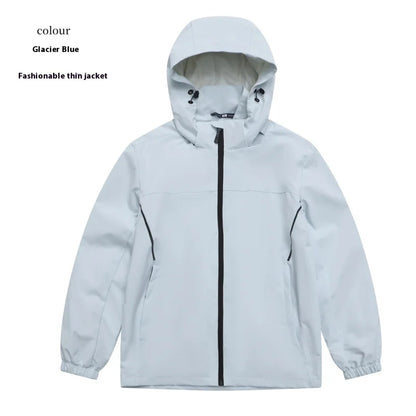 Men's and Women's Outdoor Jackets Spring and Autumn New Jackets Soft Shell Three-proof Jackets Outdoor High-quality Sports Tops