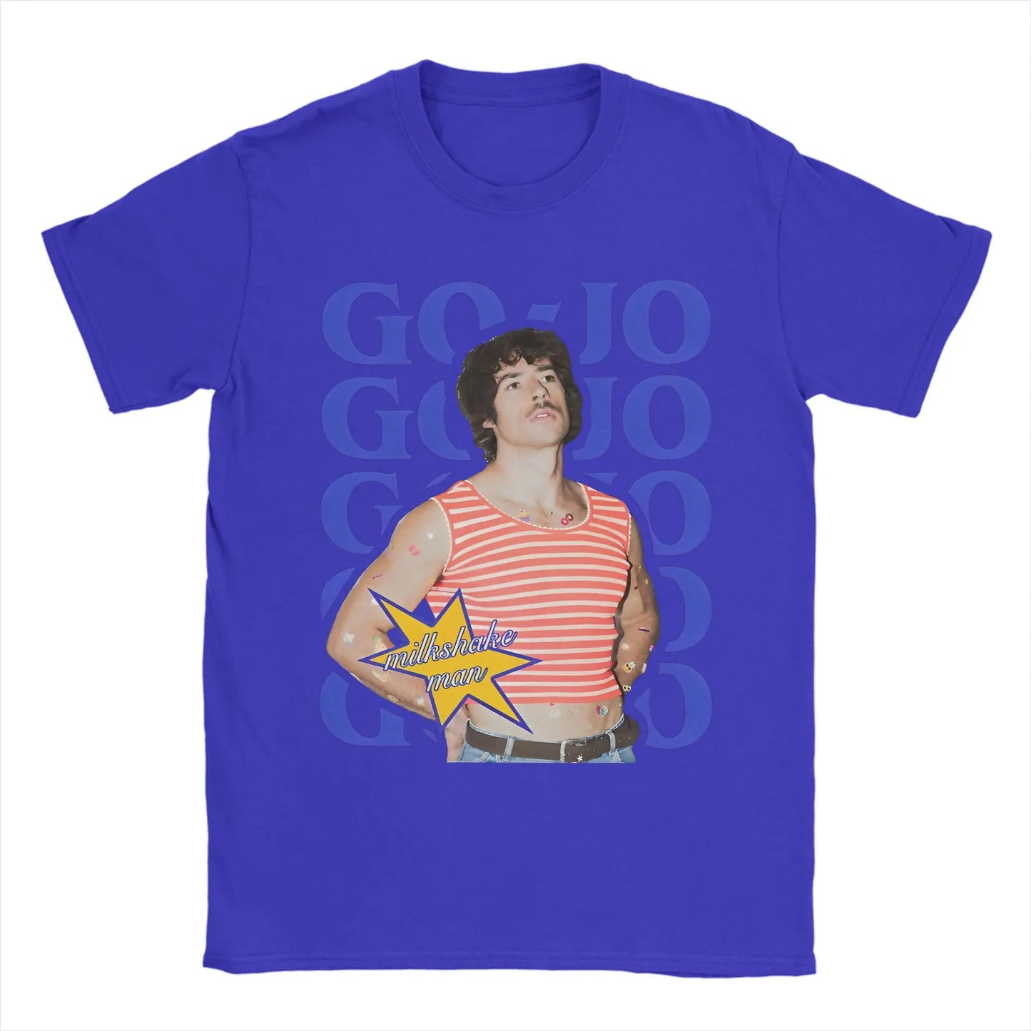 Men's T-Shirt Go Jo Milkshake Man Australia T Shirts Hipster Eurovisions 2025 Summer Tees Vintage 100 Cotton Clothes Plus Size