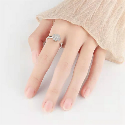 Rotatable Adjustable Rings for Women Men Relax Ring Aesthetic Jewelry Gift Fashion Ring A 2PCS