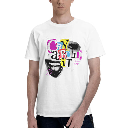Man T-Shirt Liv Morgan T-Shirts Fashion  Summer Tees Vintage Design Cotton Clothing Birthday Gift