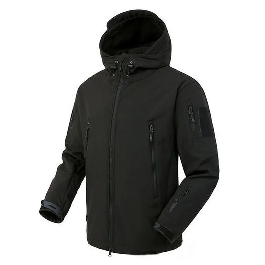 Men's Waterproof and Warm Jacket Outdoor Sports and Leisure Windproof and Cold Proof Hooded Jacket Men's Winter