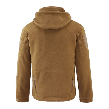 Hiking Jackets Windproof Thermal Hunting Clothes Fleece Windbreaker Winter Softshell Jacket Men Tactical Suit Military Camping
