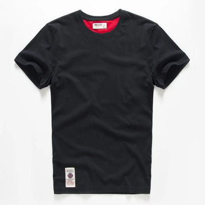 Men's T-shirt Men's clothing Causal Cotton Basic Tshirt Male streetwear Short sleeve tee Man Y2k Tops Oversized Graphic T-shirts
